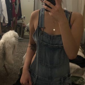 Denim overalls